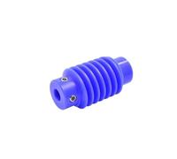 GuidNaurys 1.5M POM Worm Rod Shaft 35mm Teeth Thick Turbine Shaft Plastic Dual Step Worm Gear Pinion M5 Screw meshing angle(10mm bore)