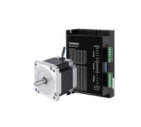 GuidNaurys 1.8 Degree 4.5N.m 4.2A 86x86mm Flange Step Motor Driver Kit 12.7mm Shaft Nema 34 Open Loop Stepper Motor 2.4A 7.2A Driver stage Assembly