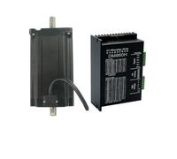 GuidNaurys 1.8 Degree Nema 34 Stepper Motor Driver Kit 5.5A 12.5N.m 86mm Flange Stepping Motor 14mm Dual Shaft 86x86x156mm Step Motor stage Assembly