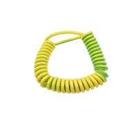 GuidNaurys 1 Meter Stretchable 13AWG 2.5mm2 Telescopic Spring Spiral Cord Retractable Cord