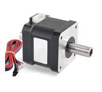 GuidNaurys 10mm Hollow Double Shaft 42x42x40mm Stepper Motor 1.7A 40N.cm Nema 17 Stepper Motor 2 Phase 4 Wires 1.8 Degree stage Assembly