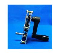 GuidNaurys 122x55x19mm Full Metal Gearbox 1:28 Speed Ratio Reducer 8mm Diameter Shaft Speed Increase Reduction with Crank modify steeing