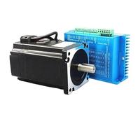 GuidNaurys 12N.m 6A Nema 34 Closed Loop Stepper Motor 6A HB860H Hybrid Servo Step Driver 2 Phase 14mm Shaft 86mm Stepper Motor stage Assembly