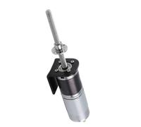 GuidNaurys 12V DC Full Metal Planetary Gearbox Motor 36mm Diameter Speed Reducer M8 x 100mm Screw Shaft Motor with Bracket stage Assembly(37RPM)