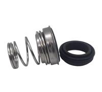 GuidNaurys 14mm Shaft Size Water Pump Mechanical Shaft Seal Silicon Carbide Carbon FKM Single Spiral Spring MS-14 Seal Water Leakage