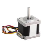 GuidNaurys 1pc 1.2A 0.19N.m Nema 14 Stepper Motor 1.8 Degree 2 Phase 4 Wires 35x35mm Flange Step Motor 1 Meter Cable stage Assembly