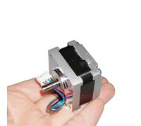 GuidNaurys 1pc 1.8 Degree 39x39mm Flange Stepper Motor 12-24V DC 0.7A 0.2N.m 2 Phase 4 Wire Nema 16 Stepping Motor 5mm Diameter Shaft stage Assembly