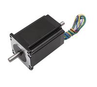 GuidNaurys 1pc 1.8 Degree 57mm Flange Stepping Motor 2N.m 3A Nema 23 Step Motor 2 Phase 4 Wire 57x57x76mm Stepper Motor 8mm Dual Shaft stage Assembly