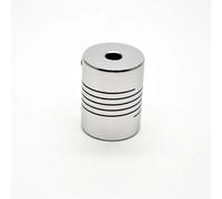 GuidNaurys 1pc D19L25 Coupling 19x25mm Aluminium Flexible Coupling Bore 3mm to 10mm CNC Motor Jaw Shaft Coupler torque vibration(5x6mm)