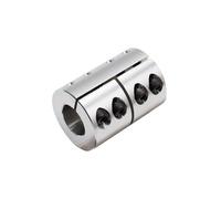 GuidNaurys 1pc D40L50 Rigid Coupling Carving Machine Screw Rod Aluminum Alloy Coupler Clutch for CNC Stepper Motor Shaft axis connection(10mm to 19mm)