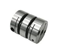 GuidNaurys 1pc Flexible Diaphragm Coupling D44 L50 8mm to 20mm Inner Diameter Plum Shaft Coupling CNC Stepper Motor Coupler torque vibration(15mm to 15mm)