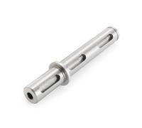 GuidNaurys 1pc NMRV030 Gearbox Single Output Shaft 14mm Diameter 100mm Length Single Shaft Nema 23 Stepper Motor Worm Gearbox shaft stage Assembly