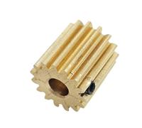 GuidNaurys 1pcs 0.5 Module Copper Full Teeth Gear 10mm Thickness Straight Teeth Pinion 3mm Bore 0.5M 10T 11T Cylindrical Gear transmission(11 teeth)