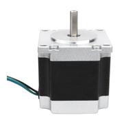GuidNaurys 1pcs 1.8 Degree 57mm Flange Nema 23 Stepper Motor 1.26N.m 2.8A 6.35mm 8mm D Shaft 57x57x56mm Stepping Motor stage Assembly(6.35mm shaft)
