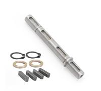 GuidNaurys 1pcs 14mm Diameter Dual Output Shaft NMRV030 Worm Gearbox Double Output Shaft Nema23 Stepper Motor Worm Gearbox Shaft stage Assembly