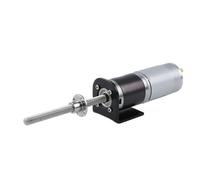 GuidNaurys 1pcs 36mm Diameter Planetary Gearbox Gear Motor With Bracket 12V DC Speed Reduction Motor 50mm Long M8 Threaded Screw stage Assembly(98RPM)