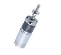 GuidNaurys 1pcs 36mm Diameter Planetary Gearbox Speed Reducer Motor 12V DC Gear Motor 100mm Long M8 Threaded Shaft Geared Motor stage Assembly(22RPM)