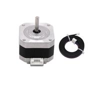 GuidNaurys 1pcs 42x42mm Frame Stepper Motor 34mm 40mm Long 3D Printer X Y Z Axis Extruder Stepper Motor stage Assembly(42x42x34mm)