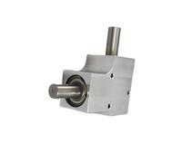 GuidNaurys 1pcs 90 Degree Steering Gearbox 1:1 Ratio Reduction Corner Device 15mm Single Output Shaft Spiral Bevel Gear Commutator modify steeing