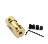 GuidNaurys 1pcs Brass Rigid Motor Shaft Coupling Motor Joint Connector Sleeve Adapter 2mm 2.3mm 3mm 3.17mm 4mm 5mm 6mm Bore Coupler axis connection(2.3mm to 2.3mm)