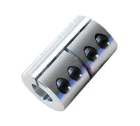 GuidNaurys 1pcs Engraving Machine Coupling D40L50 Aluminum Rigid Shaft Clamping Bore Diameter 14mm 15mm 17mm 19mm 20mm 22mm Coupler axis connection(17x20mm)