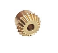 GuidNaurys 1pcs Micro Bevel Gear 0.5 Module 12 Teeth 90 Degree Transmission 0.5M 12T Conical Bevel Gear 2mm 3mm Tight Fit Shaft meshing angle(2mm tight fit)