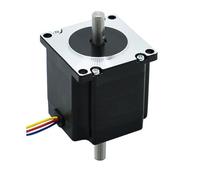 GuidNaurys 1pcs Nema 23 Stepper Motor 1.2N.m 180oz-in 3A 57HS56 Step Motor 8mm Dual Shaft 2 Phase 4 Wire 57x57x56mm Stepper Motor stage Assembly