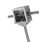 GuidNaurys 1pcs Right Angle Reversing Gearbox 1:1 Transmission Spiral Bevel Gear Drive Steering Gearbox 8mm Diameter Shaft modify steeing