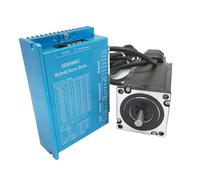 GuidNaurys 2.2N.m 2 Phase 57mm Flange Nema 23 Closed Loop Stepper Motor Driver Kit 24-80V DC Hybrid Step Servo Driver 1000 Line Encoder stage Assembly
