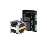 GuidNaurys 2 Phase 4 Wires 60x60mm Flange Step Motor 2.2N.m 4A Nema 24 Stepper Motor DM556S Driver Kit for Engraving Milling Machine stage Assembly