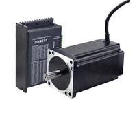 GuidNaurys 2 Phase 4 Wires 86x86x151.5mm Step Motor Kit 12N.m 1699.68oz.in 6A 14mm Shaft Nema 34 Open Loop Stepper Motor 2.4A-7.2A Driver stage Assembly