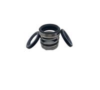 GuidNaurys 208 Series Double Face Mechanical Seal 30mm ID 45mm OD Water Pump Shaft Seal Silicon Carbide FKM Coil Industrial