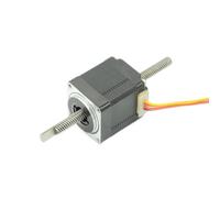 GuidNaurys 28mm Through Stepper Motor 90mm Long Tr5.56 Lead Screw 0.75A 70mN.m 2 Phase 4 Line Nema 11 Non-Captive Stepper Motor stage Assembly