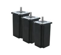 GuidNaurys 3pcs 1.8 Degree Nema 23 Stepper Motor 3A 3N.m 428oz-in 57x57x112mm Stepping Motor 6.35mm 8mm Single Shaft stage Assembly(8mm)