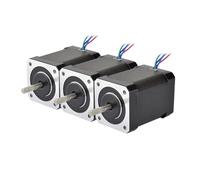 GuidNaurys 3pcs 42x42x60mm Stepping Motor 1.8 Degree Nema 17 Stepper Motor 65N.cm 92oz.in 2.1A stage Assembly