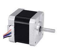 GuidNaurys 42x40mm Stepper Motor 1.7A 2 Phase 4 Wire Nema 17 Stepper Motor 1.8 Degree 5x22mm D Shaft Step Motor for Milling Machine stage Assembly