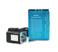 GuidNaurys 42x60mm Stepper Motor Driver Kit 0.4N.m 1.5A 1.8 Degree Nema 17 Closed Loop Step Motor 24V 80V DC Hybrid Servo Step Driver stage Assembly