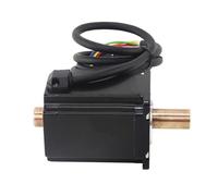 GuidNaurys 57 Through Stepper Motor 2.8A 2.0N.M 57x56mm 57x76mm Nema 23 Stepper Motor 15mm Copper Dual Hollow Shaft stage Assembly(57x57x76mm)
