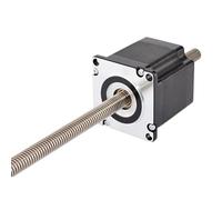 GuidNaurys 57 Through Stepper Motor 4mm Lead T11 Lead Screw 200mm Long Tr11x4 Screw Shaft 1.2N.m 2A Nema 23 Non-captive Stepper Motor stage Assembly