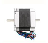 GuidNaurys 57x57mm Frame 2 Phase 4 Wires Step Motor 6.35mm Double Shaft Nema 23 Stepper Motor 2.0A 1.1N.m 157oz-in stage Assembly