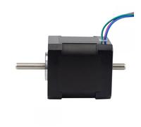 GuidNaurys 5mm Dual Shaft Nema 17 Stepper Motor 1.68A 0.9 Degree 44N.cm 62.48oz.in 42x48mm Bipolar Stepping Extruder Step Motor stage Assembly