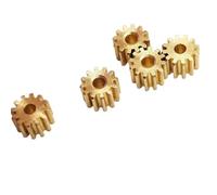 GuidNaurys 5pcs 0.4M Cylindrical Gear 2mm Tight Loose Fit Pinion 4mm Thickness 0.4 Module 15 Teeth 16T 17T 18T Straight Teeth Spur Gear straight pinion(15 teeth 1.98mm bore)