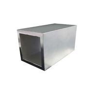 GuidNaurys 6061 Aluminum Hollow Square Tube Lightweight Rectangular Pipe for Home DIY Projects and Model Accessories 8x8mm 10x10mm 12x12mm Hollow Seamless(240mmx12x12x1mm)