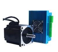 GuidNaurys 86 Stepper Motor Driver Kit 4.5N.m 8.5N.m 12N.m Nema 34 Closed Loop Stepper Motor 1000 Lines Encoder Easy Step Servo Driver stage Assembly(4.5Nm Kit)