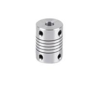 GuidNaurys D16L23 Aluminum Alloy Wound Elastic Coupling Encoder Inner Hole 2mm 3mm 4mm 5mm 6mm Motor Shaft Coupling torque vibration(2x2mm)