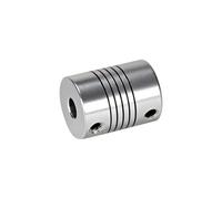 GuidNaurys D19 L25 Aluminium Shaft Coupler CNC Encoders Flexible Jaw Coupling Stepper Motor Coupling torque vibration(6.35x10mm)