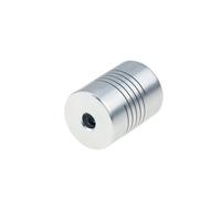 GuidNaurys D19L25 Aluminium CNC Motor Jaw Shaft Coupler 3mm 4mm 5mm 6mm 8mm 10mm Bore Flexible Coupling 19x25mm Coupler torque vibration(5x6.35mm)
