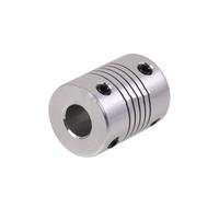 GuidNaurys D19L25 Aluminium Flexible Jaw Shaft Coupling 5mm 6mm 6.35mm 8mm 10mm Bore CNC Stepper Motor Coupler torque vibration(4x8mm)