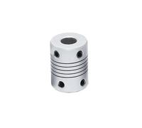 GuidNaurys D19L25 Aluminum Alloy Elastic Coupling Winding Screw Motor Encoder Inner Hole 2mm 3mm 4mm 5mm 3.175 6.35mm torque vibration(2x3mm)