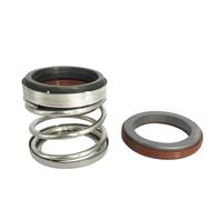 GuidNaurys Mechanical Seal Silicon Carbide Carbon FKM Single Spring Mechanical Shaft Seal for Pipeline Pumps Water Pumps Water Leakage(19mm ID)